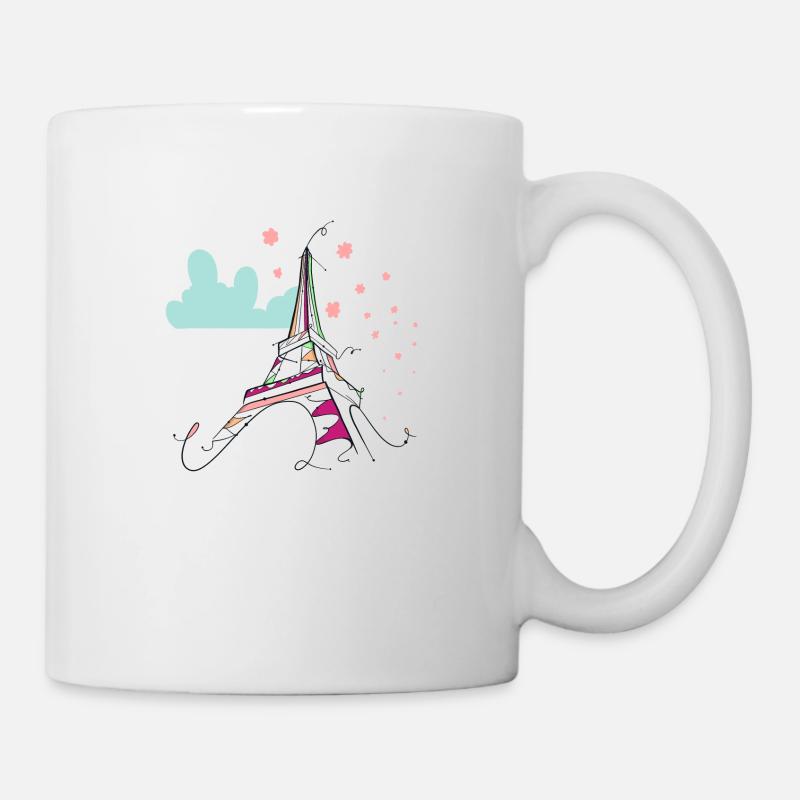Eiffelturm - Tasse - Weiß