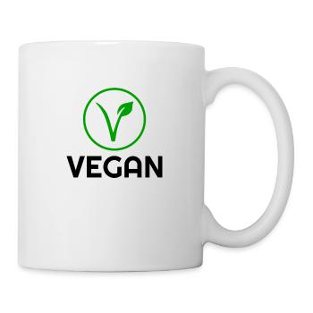 I am a Vegan, vegan, vegan t shirts, vegan Hoodie - Mug - white - Right
