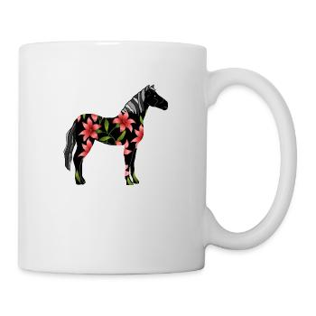Cheval - Mug blanc - blanc - Droite