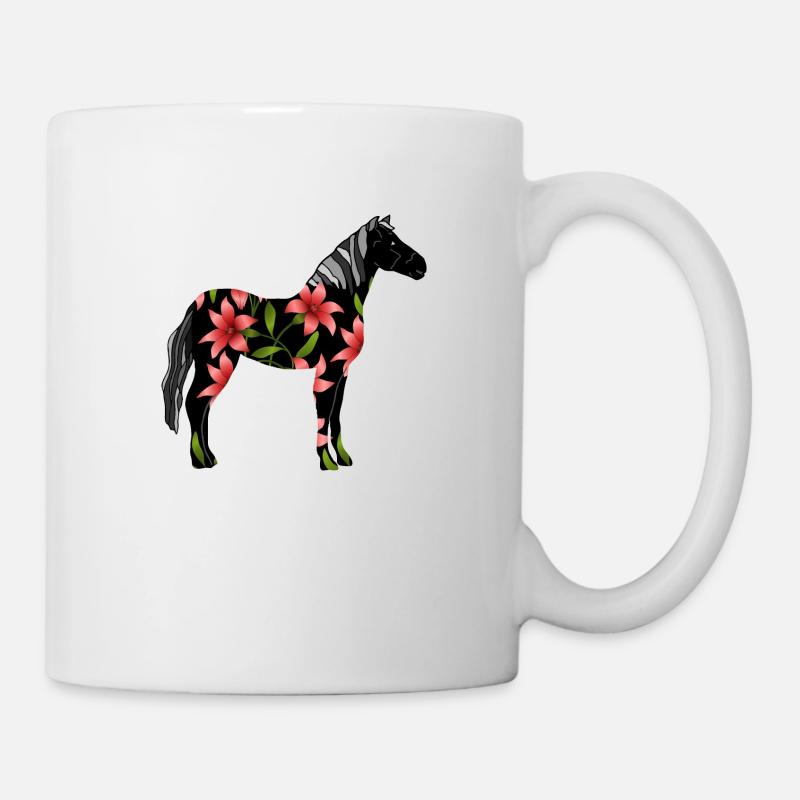 Cheval - Mug blanc - blanc
