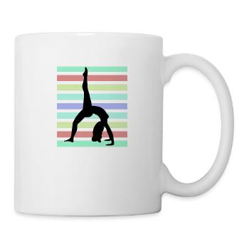 Acrobatie Mme Sunset - Mug blanc - blanc - Droite