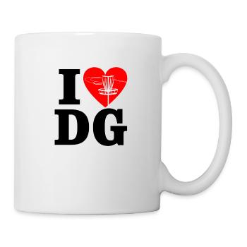 I love dog - Mug blanc - blanc - Droite