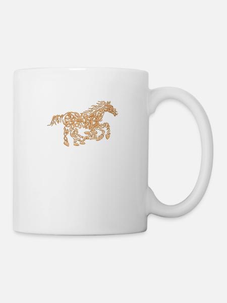 Sleipnir Das Pferd von Odin Viking - Tasse - Weiß