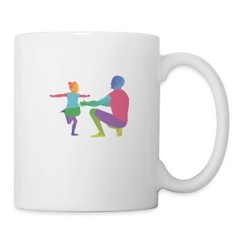 father and daughter - Mug - white - Right