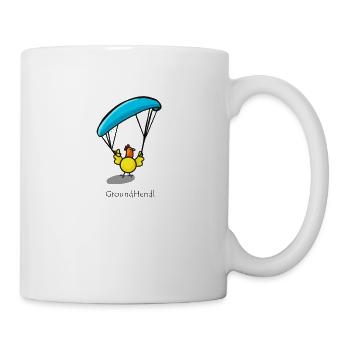 Ground Hendl Gleitschirm Paragliding Pilot - Tasse - Weiß - Rechts