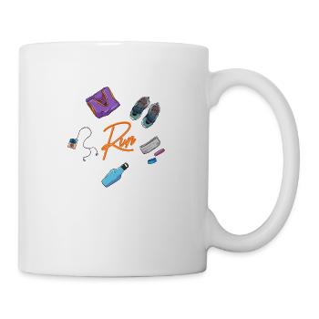 Funny running run athlete gift idea - Mug - white - Right