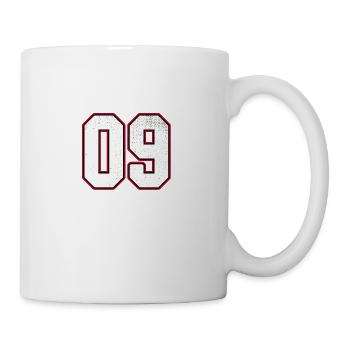 Numéro zéro neuf - 09 classique vintage sport - Mug blanc - blanc - Droite