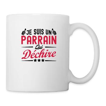 Je suis un parrain qui déchire / humour parrain - Mug blanc - blanc - Droite