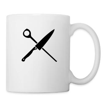 koch besteck - Tasse - Weiß - Rechts