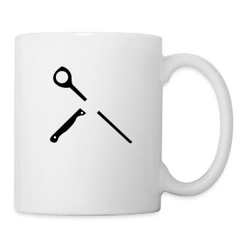 koch besteck - Tasse - Weiß - Rechts