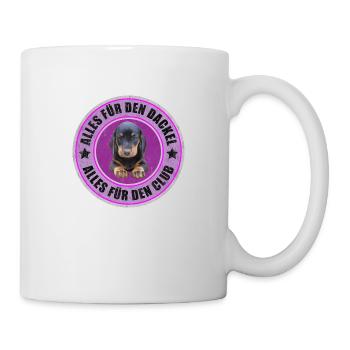 Teckel - Chien de toit - Tout pour le teckel - Mug blanc - blanc - Droite