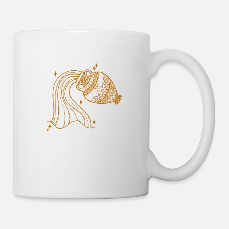 Wassermann Sternzeichen - Tasse - Weiß