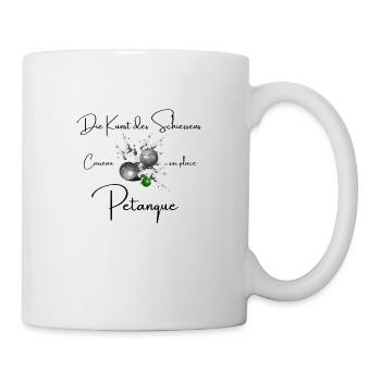 Boule die kunst des schiessens hell - Tasse - Weiß - Rechts