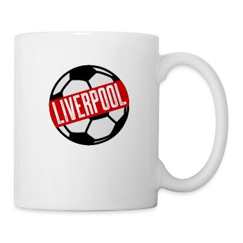 Fußball - Tasse - Weiß - Rechts