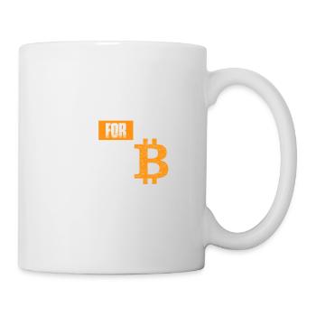 It's time for Plan B - Bitcoin Blockchain - Mug - white - Right