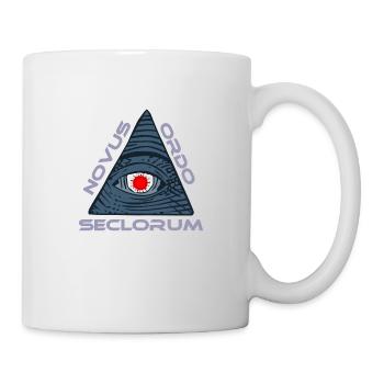 NOVUS ORDO SECLORUM Le nouvel ordre mondial - Mug blanc - blanc - Droite