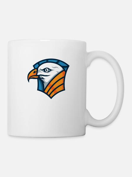 Vogellogo - Tasse - Weiß