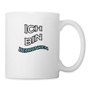 Ich bin betrunken - Tasse - Weiß - Rechts