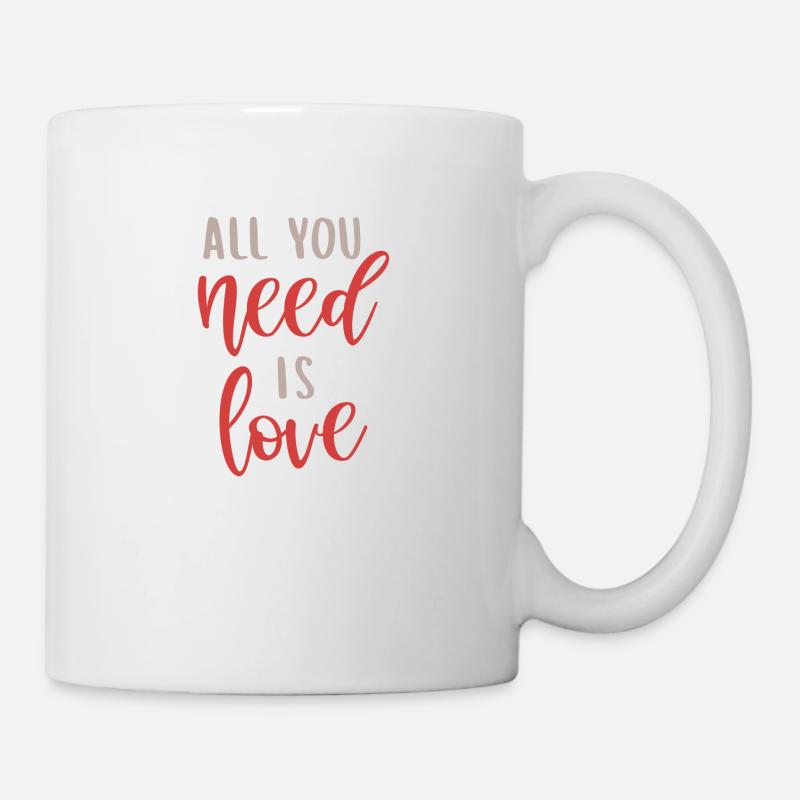 All you need is love - Mug blanc - blanc