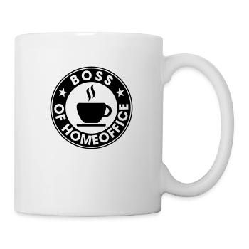Boss of home office - Tasse - Weiß - Rechts