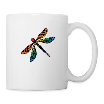 Libellule - Mug blanc - blanc - Droite