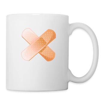 way of bread-dressing crosses - Mug - white - Right