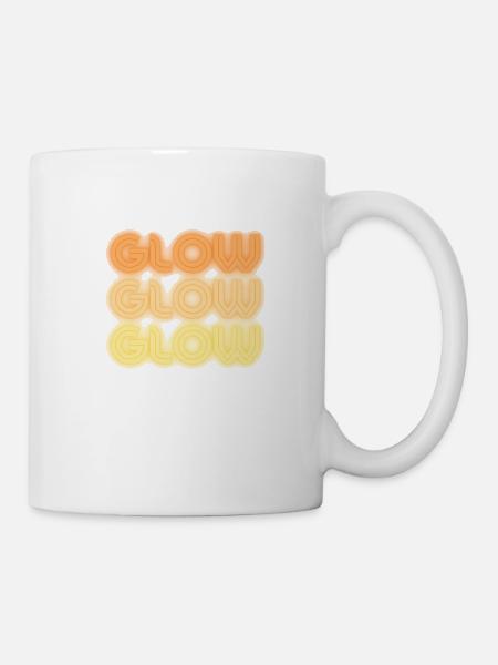 glow - Tasse - Weiß