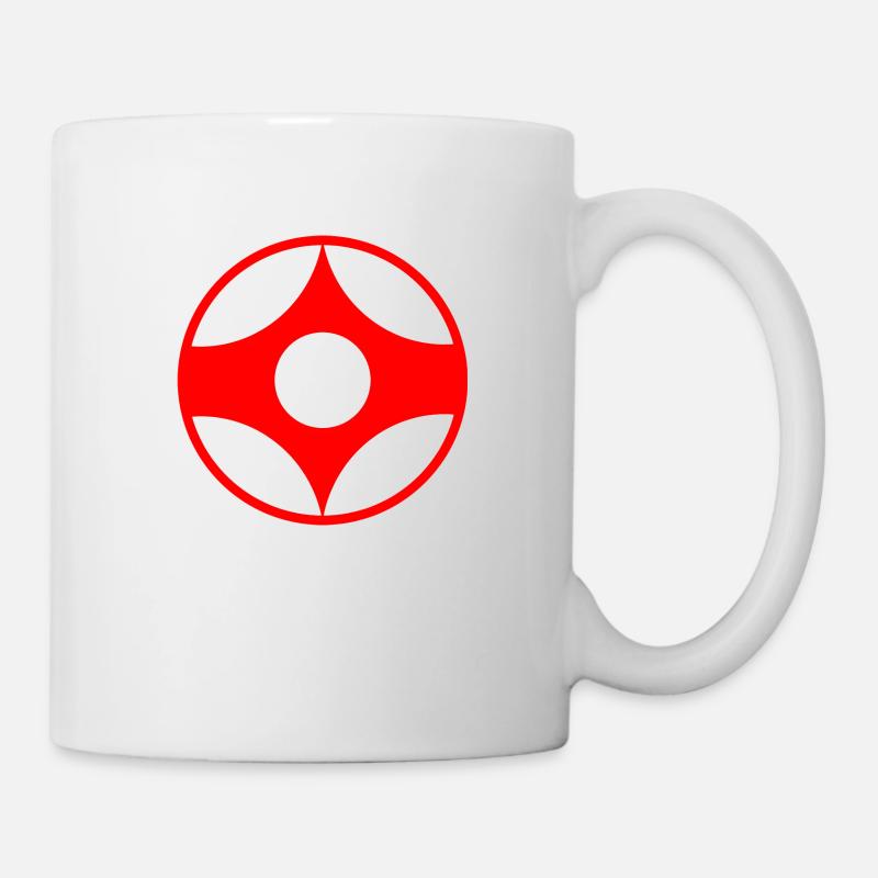 Kyokushin Kanku Symbol, Zeichen - Tasse - Weiß