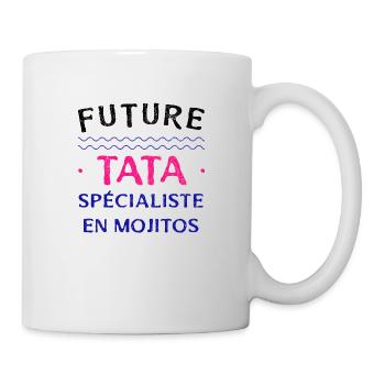 Future Tata Spécialiste en Mojitos - Mug blanc - blanc - Droite
