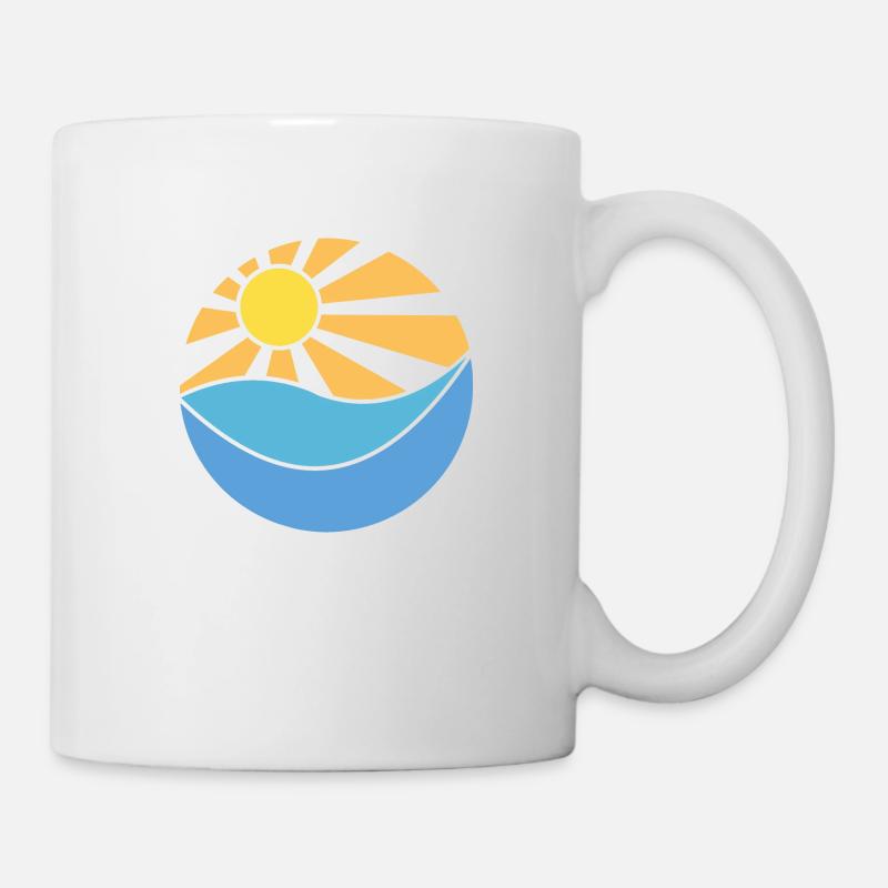Sun & sea - Mug - white