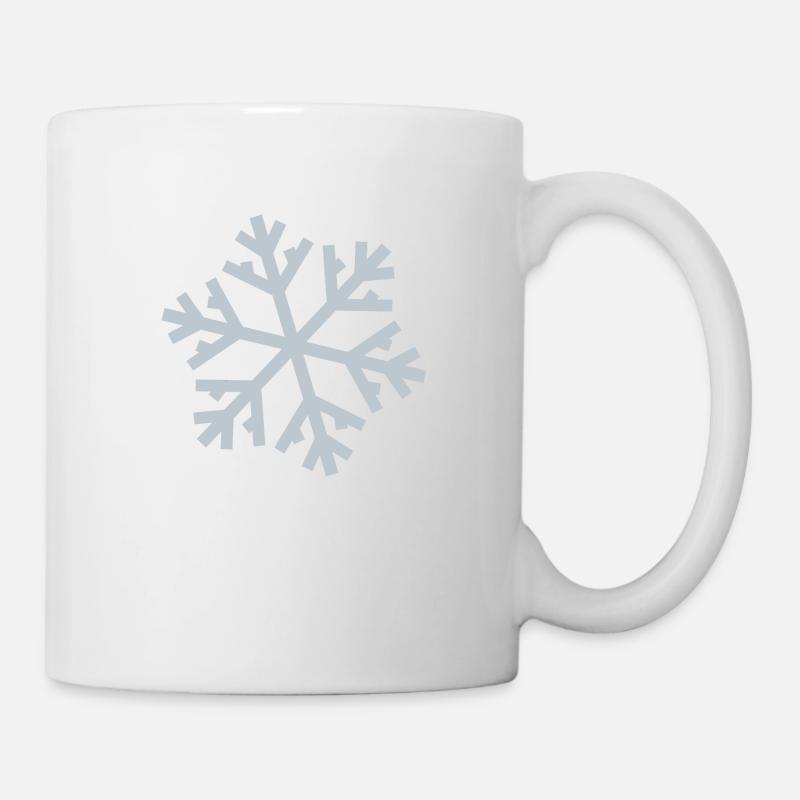 Flocon de neige - Mug blanc - blanc