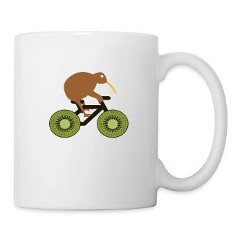 Cyclist bike gift sport - Mug - white - Right