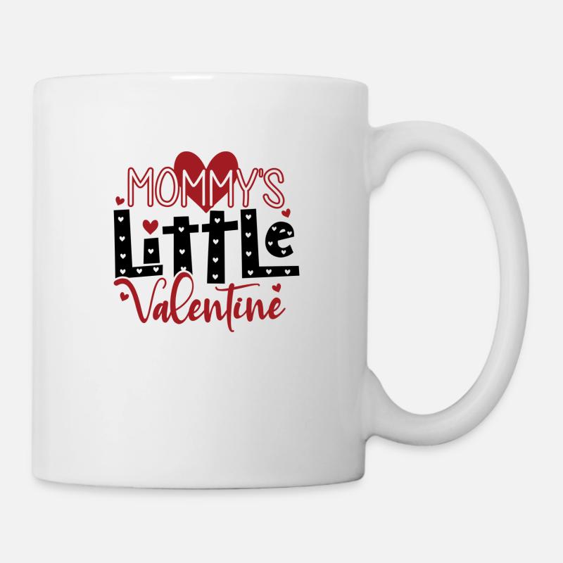 La petite Saint-Valentin de maman - Mug blanc - blanc