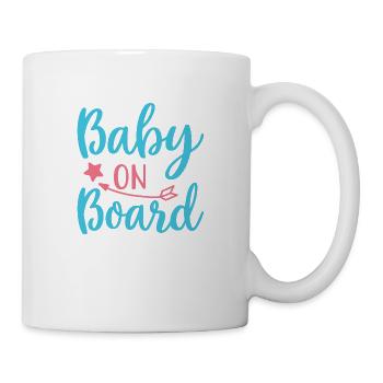 Baby On Board 2021 - Tasse - Weiß - Rechts