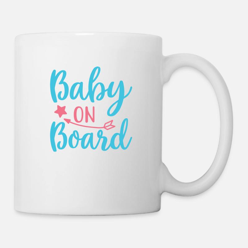 Bébé à bord 2021 - Mug blanc - blanc