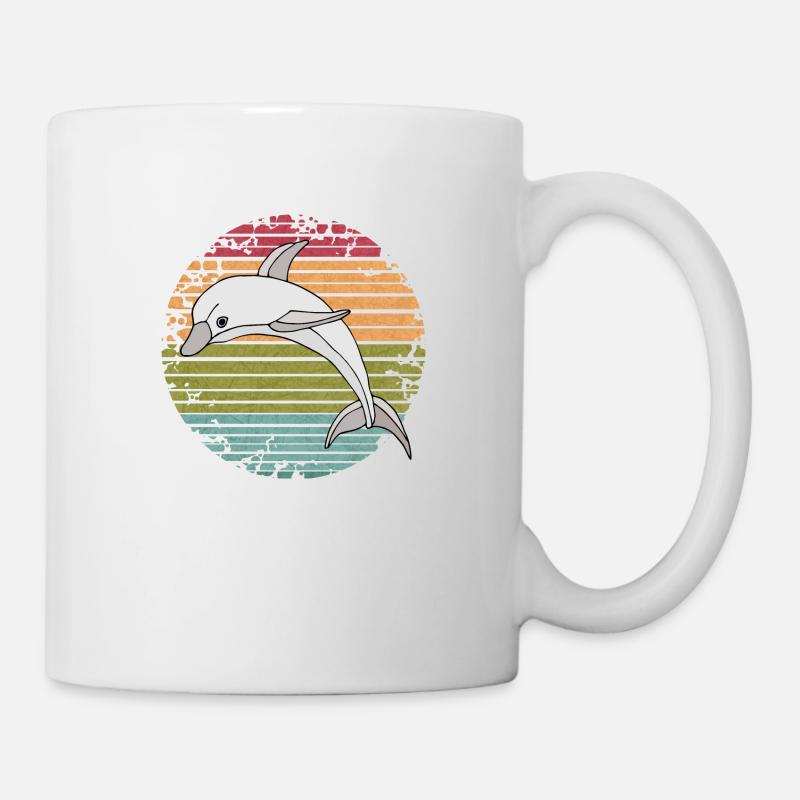 Dauphin - Mug blanc - blanc