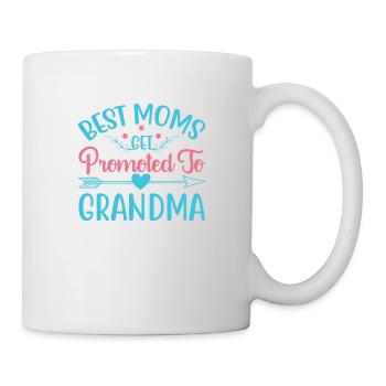 LES MEILLEURES MAMANS SE FAIRE PROMOUVOIR CHEZ GRANDMA - Mug blanc - blanc - Droite