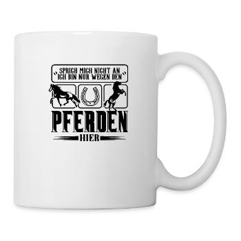 Shetty Pony Pferd Reiterin Shetlandpony Pferde - Tasse - Weiß - Rechts