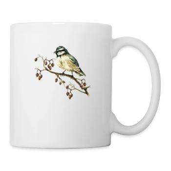 Oiseau coloré - Mug blanc - blanc - Droite