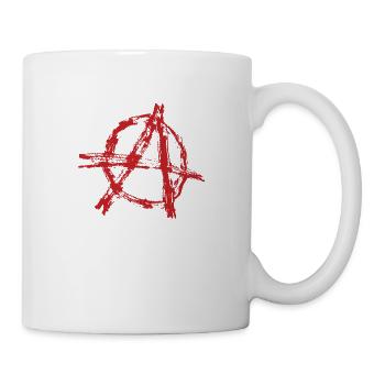Anarchie - Mug blanc - blanc - Droite