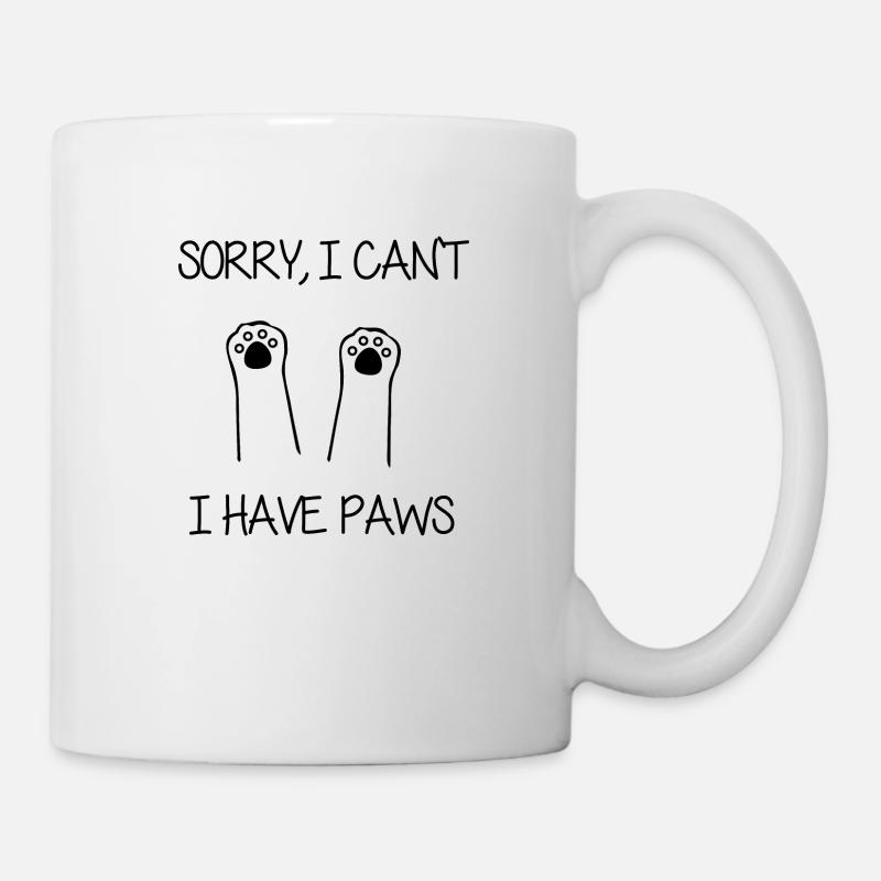 i have paws - Tasse - Weiß