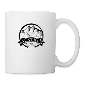 Handmade Austria - Österreich - Tasse - Weiß - Rechts