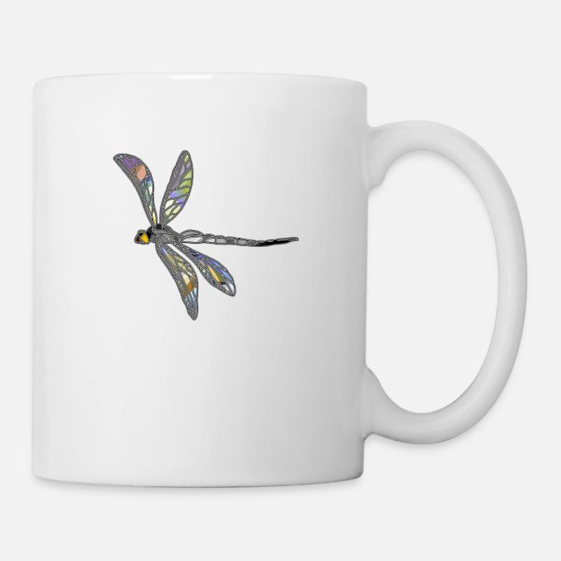 Libelle - Tasse - Weiß