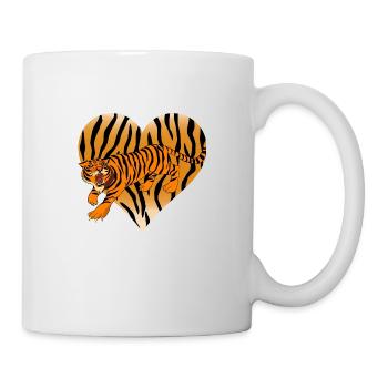 bengal tiger - Mug - white - Right