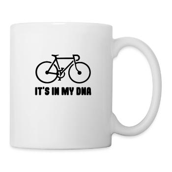 It's in my dna Fahrrad Radfahrer Geschenk - Tasse - Weiß - Rechts