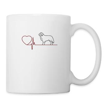 Berner Sennenhund - Tasse - Weiß - Rechts