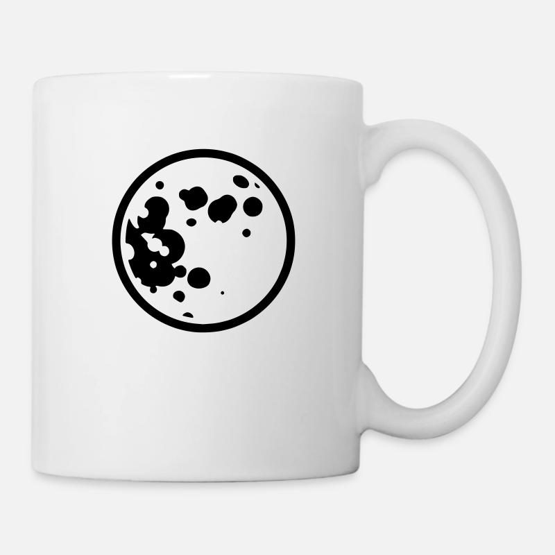 Full Moon1 - Mug - white