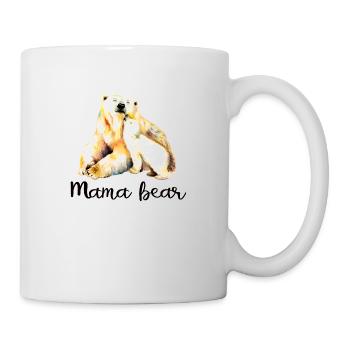 Mama Bär - Tasse - Weiß - Rechts