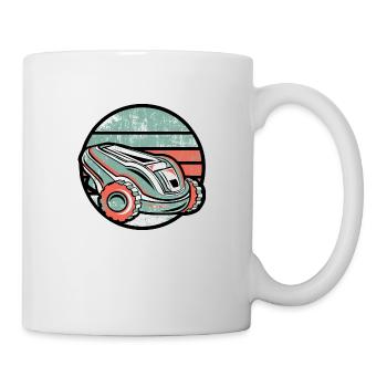 Robot tondeuse à gazon tondeuse à gazon robot tondeuse à gazon - Mug blanc - blanc - Droite