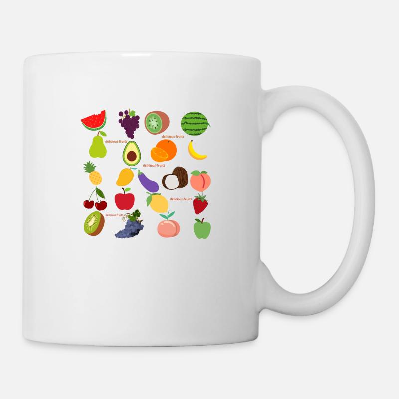 KÖSTLICHE FRÜCHTE - Tasse - Weiß